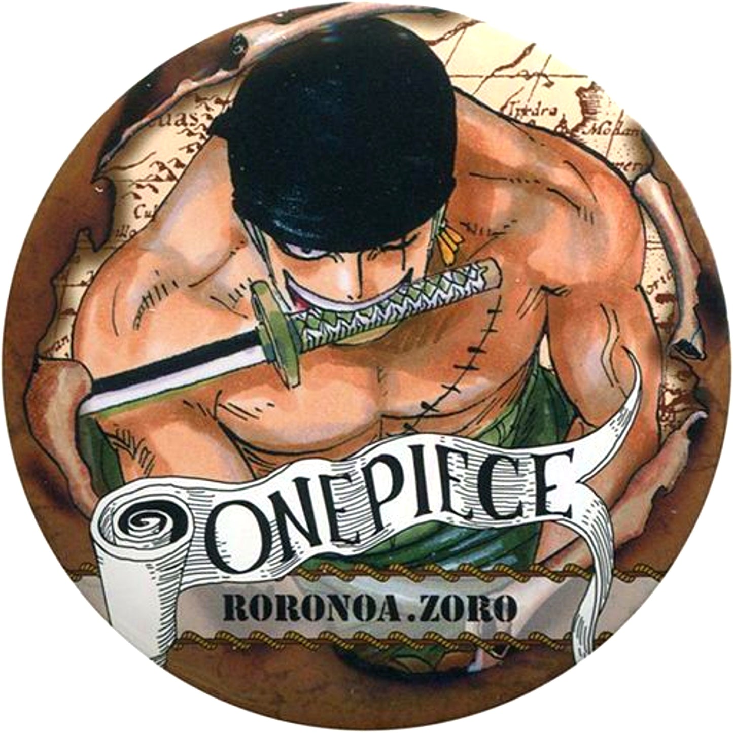 Roronoa Zoro One Piece Collection Button Vol.3 Jump Festa 2018 Goods [USED]
