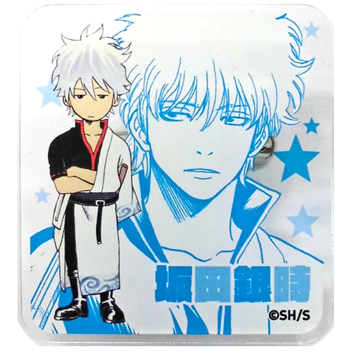 Gintama Gintoki Sakata Acrylic Badge Collection Jump Festa 2018 Limited Buttons [USED]
