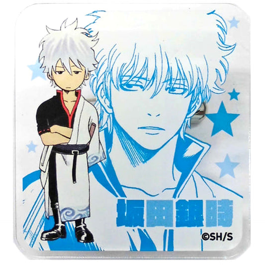 Gintama Gintoki Sakata Acrylic Badge Collection Jump Festa 2018 Limited Buttons [USED]
