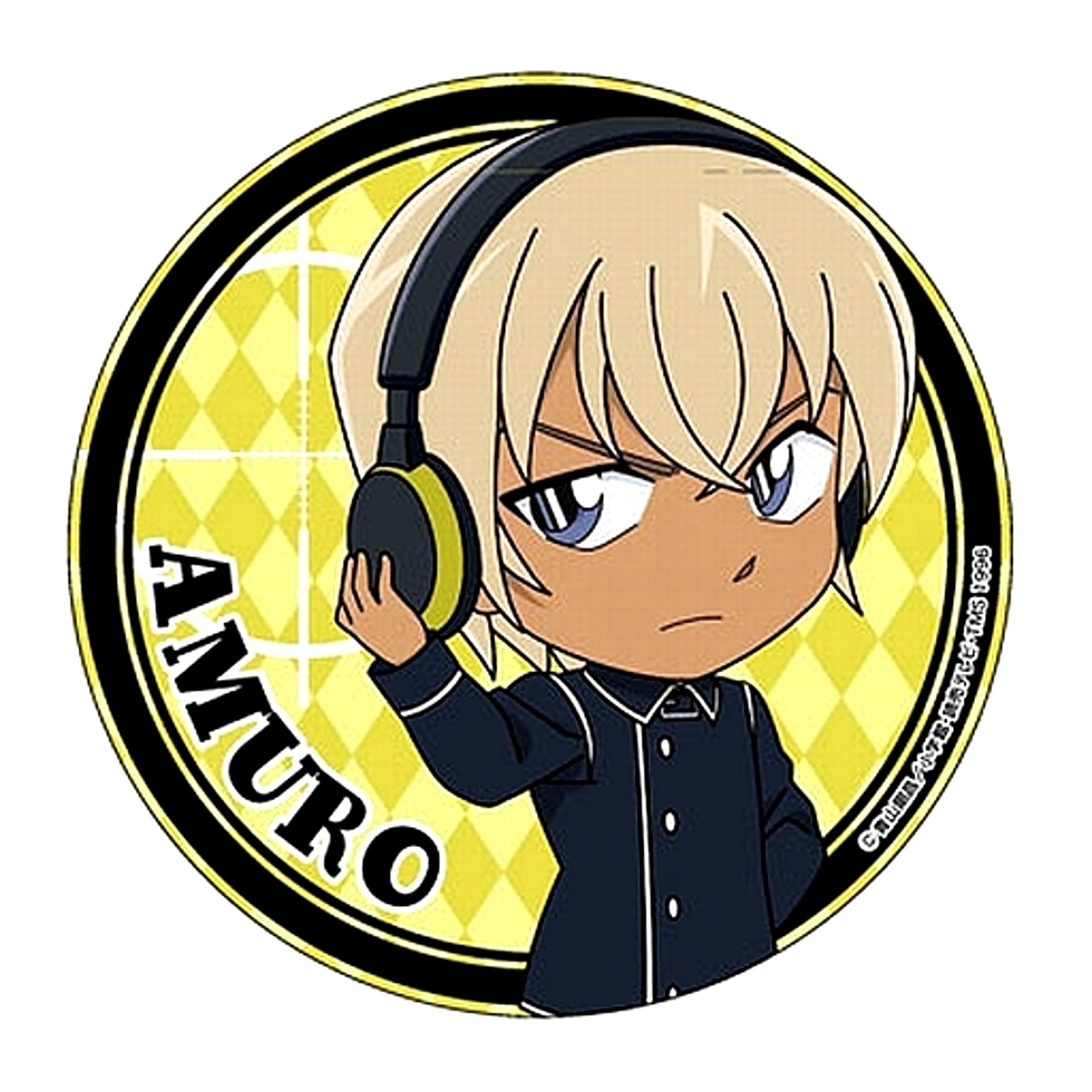 Toru Amuro Detective Conan Chara Myu Button [USED]