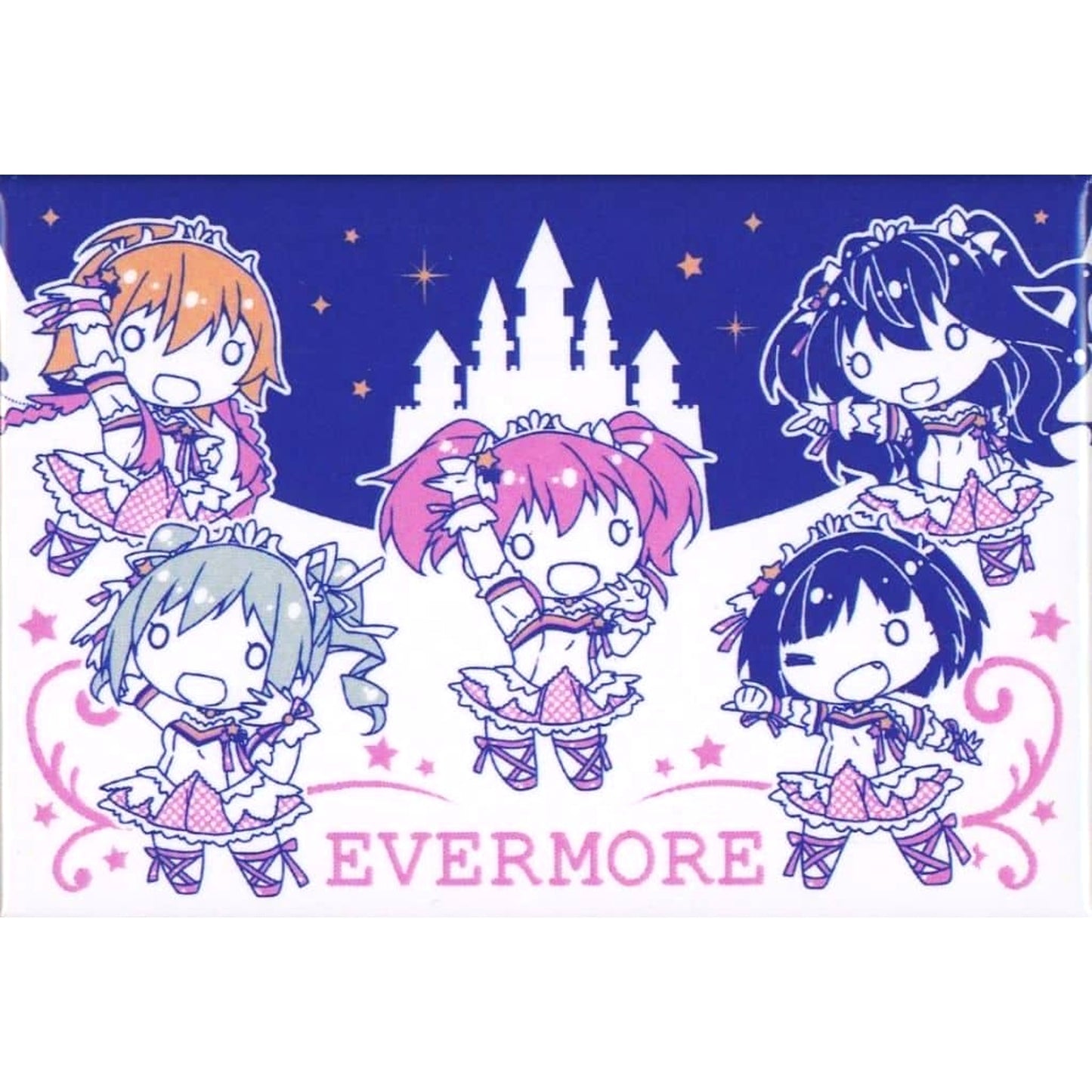 THE IDOLM@STER Cinderella Girls Chimadol Button Evermore Set C93 Limited Venue Limited Purchase Benefits [USED]
