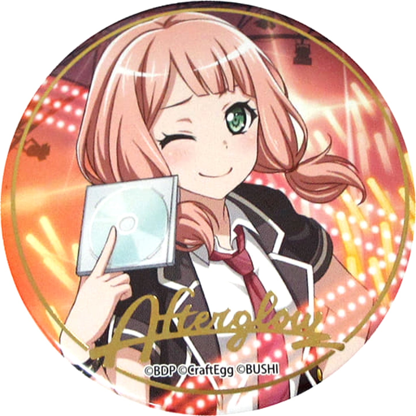 Bang Dream! Girls Band Party! Himari Uehara Afterglow Trading Can Badge Vol.1.5 C93 Limited Buttons [USED]