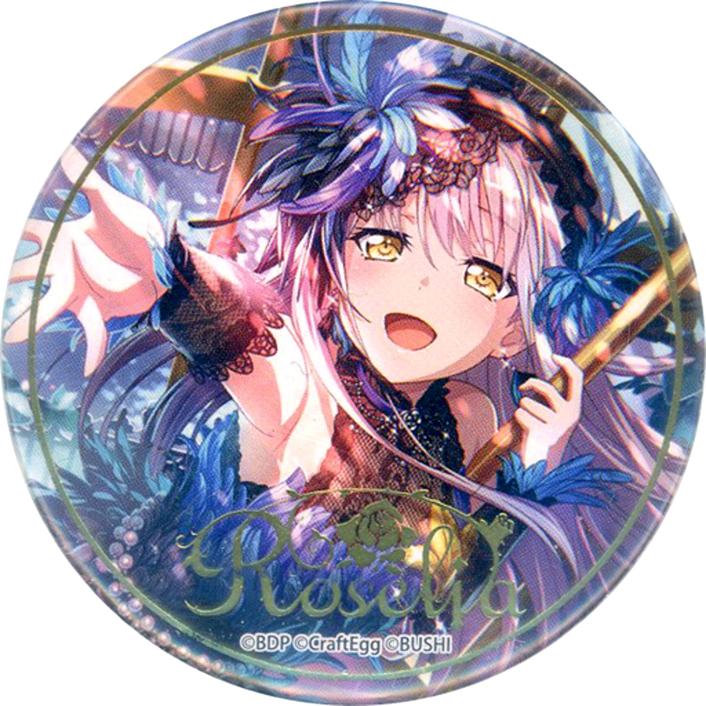 Yukina Minato Roselia BanG Dream! Girls Band Party! Trading Button Vol.1.5 C93 [USED]