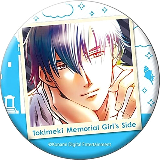 Tokimeki Memorial Girl's Side Katsumi Shiba Trading Can Badge 2nd Season Buttons [USED]