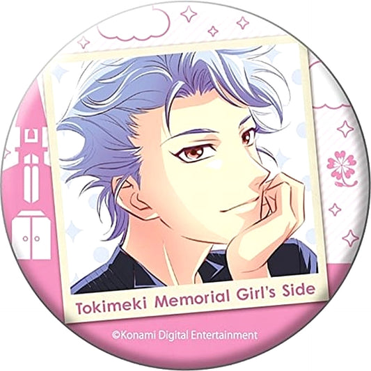Tokimeki Memorial Girl's Side Seiji Shitara Trading Can Badge Premium 3rd Story Buttons [USED]