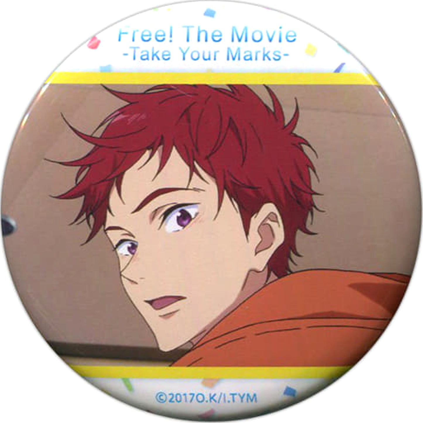 Free! Take Your Marks Asahi Shiina Best Scene Can Badge Collection! C93 Limited Buttons [USED]