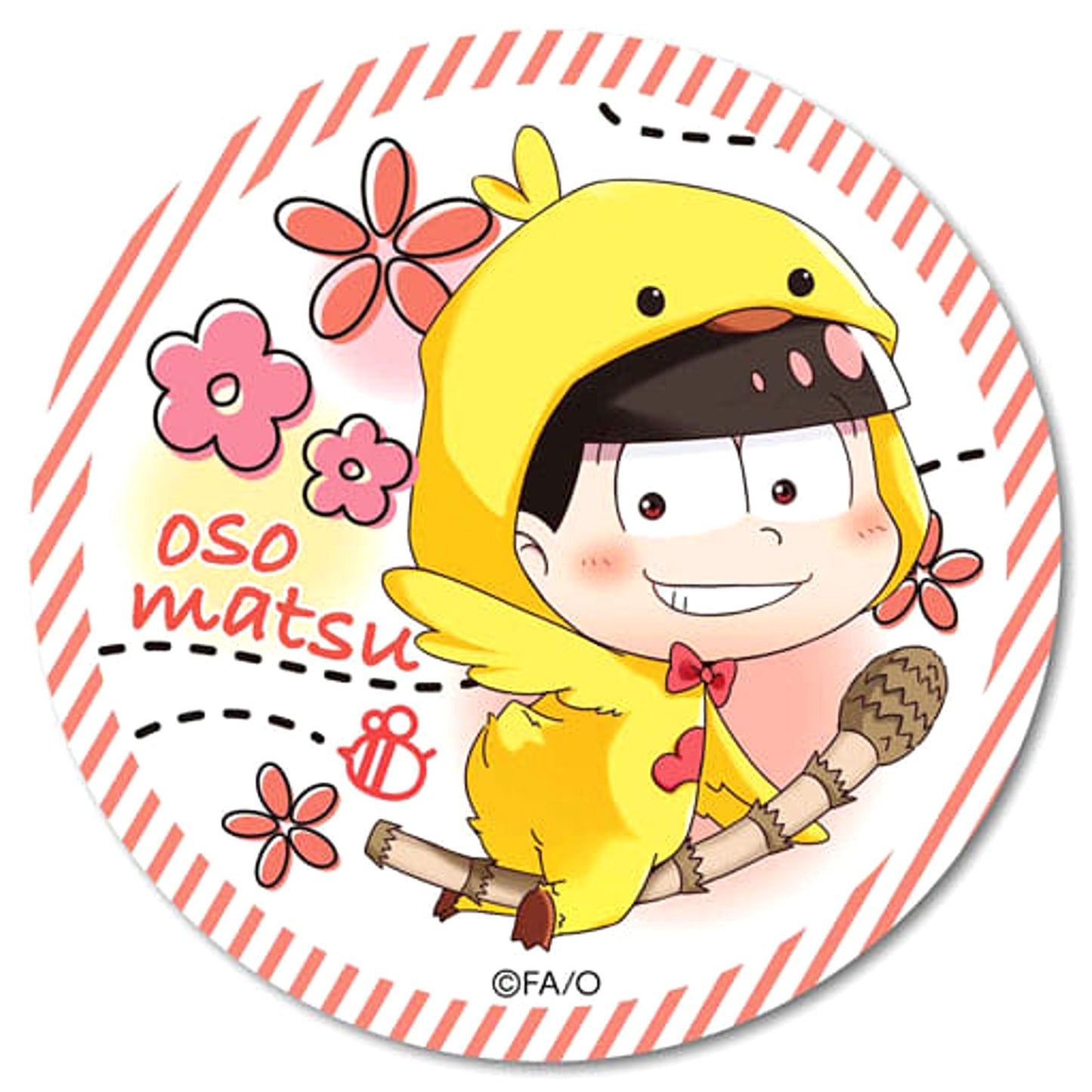 Mr. Osomatsu Osomatsu Pukasshu Piyomatsu Ver. Can Badge Buttons [USED]