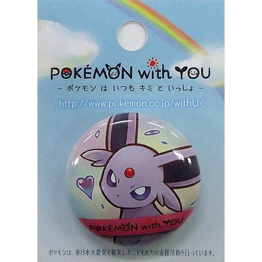 Espeon Eifie with You Button 2017 Pokemon Pokemon Center Limited [USED]