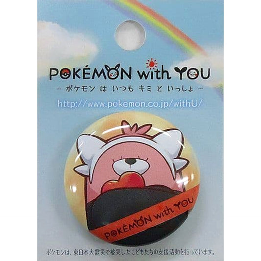 Bewear Pokemon Kiteruguma with You Button 2017 Pokemon Center Limited [USED]