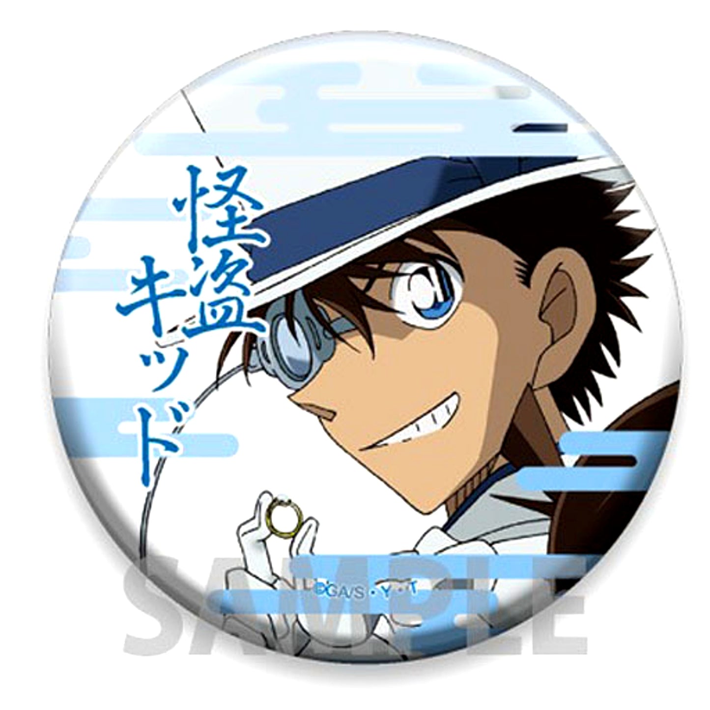 Kaitou Kid with Kanji Name Detective Conan Button Collection Vol. 2 [USED]