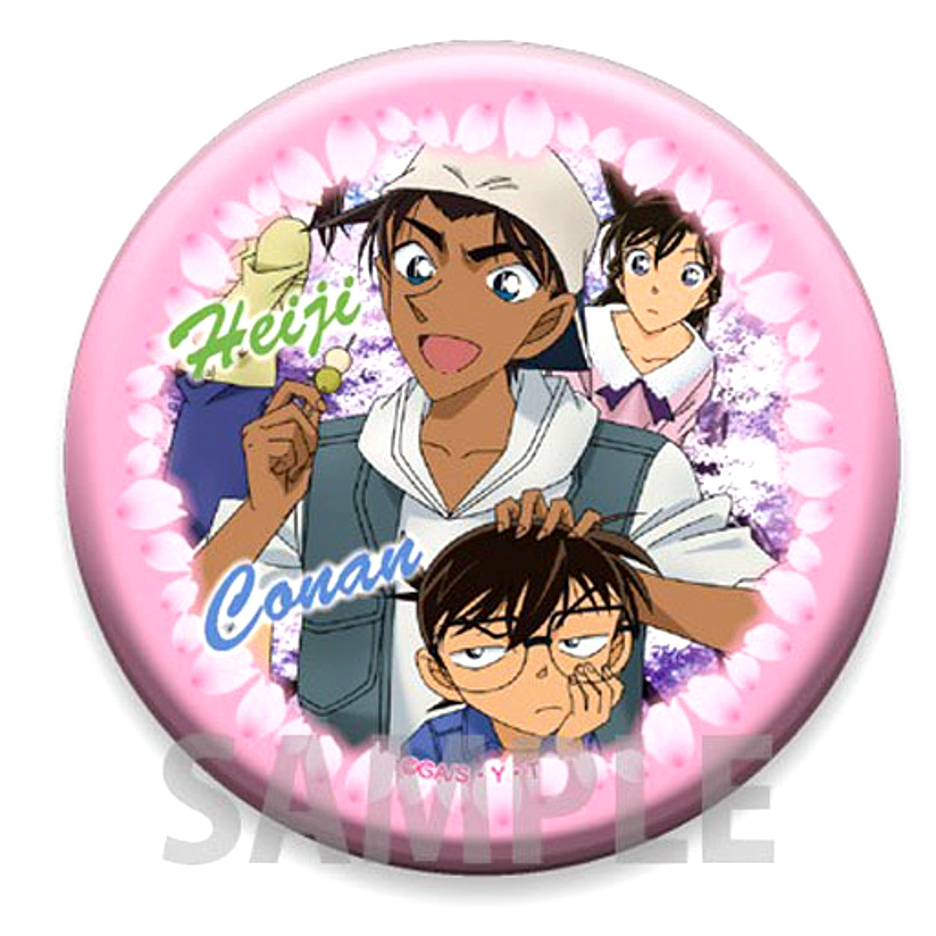 Conan and Heiji and Ran Detective Conan Button Collection Vol. 2 [USED]