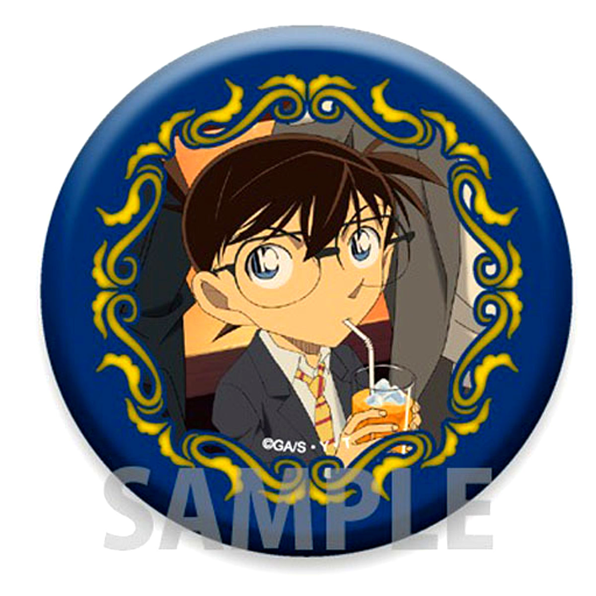 Conan Edogawa Blue Detective Conan Button Collection Vol.2 [USED]