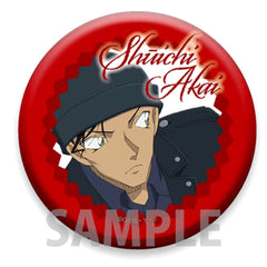 Detective Conan Shuichi Akai Name in Romaji Can Badge Collection Vol.2 Buttons [USED]