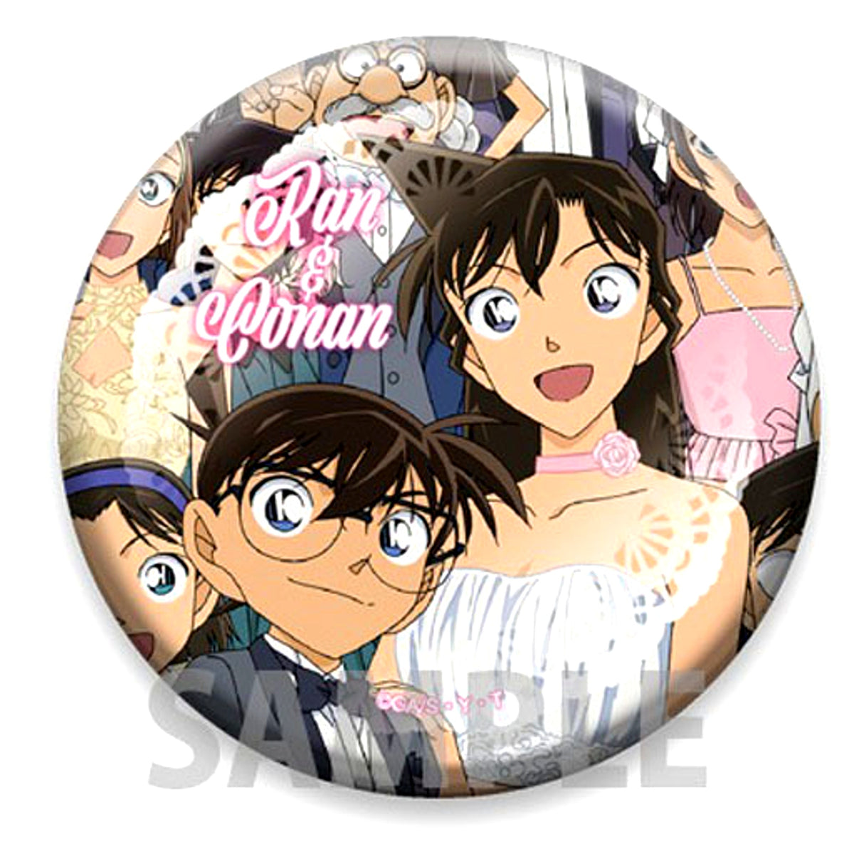 Conan & Ran Detective Conan Button Collection Vol.2 [USED]
