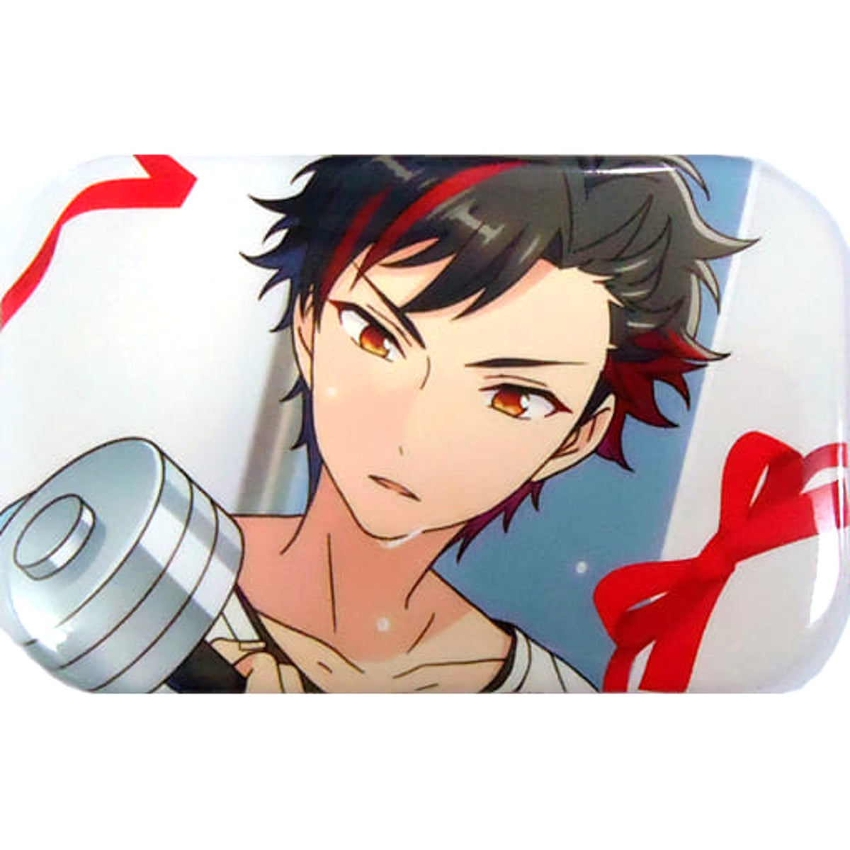Ensemble Stars! Tetora Nagumo Valentine Marukaku Can Badge 2017 Ver. Buttons [USED]