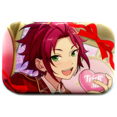 Ensemble Stars! Mao Isara Valentine Marukaku Can Badge 2017 Ver. Buttons [USED]