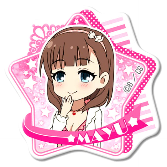 Mayu Sakuma The Idolmaster Cinderella Girls Theater Pukutto Badge Collection [USED]