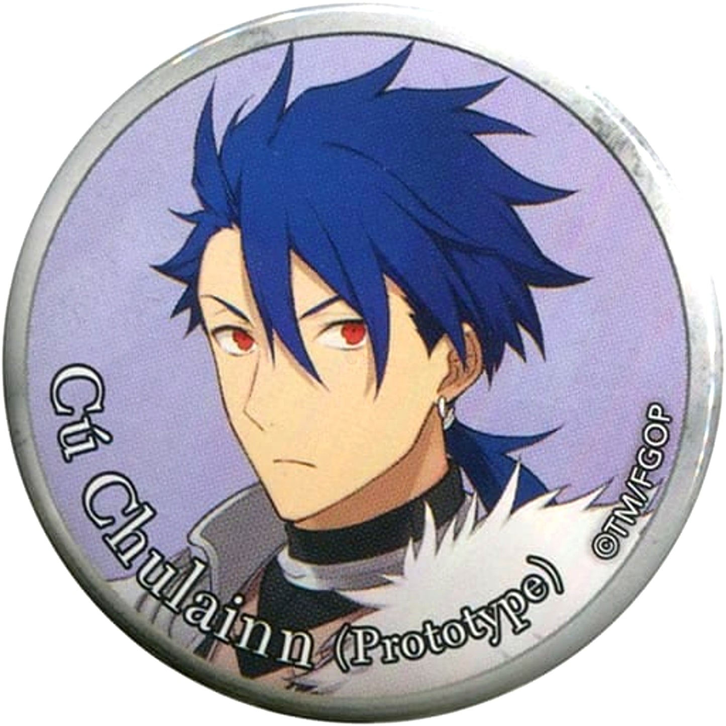 Fate/Grand Order Lancer Cu Chulainn Prototype Spirit Origin Summon Can Badge Vol.5 FGO Winter Festival 2017-2018 Winter Pharaoh Grand Thanksgiving Festival [USED]