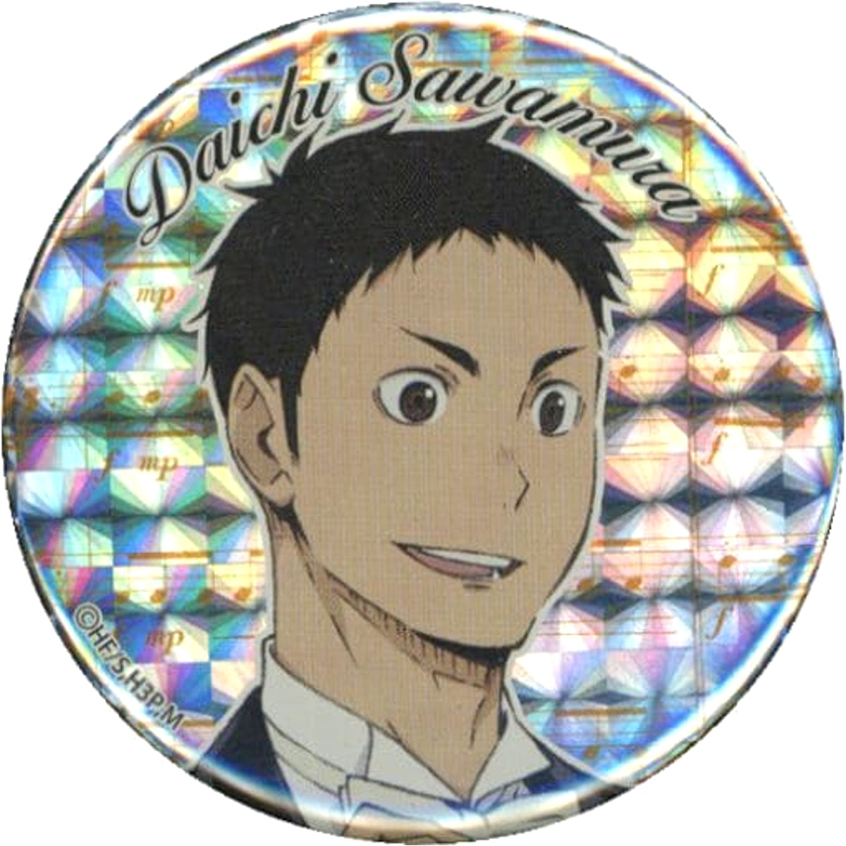 Haikyu!! Daichi Sawamura Trading Can Badge B Concert 2018 Limited Buttons [USED]