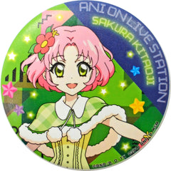 Sakura Kitaoji Aikatsu! x AniON STATION ALL aikatsu stars! LIVE STATION 2 DJ LIVE JAPAN TOUR Mag Button 2 [USED]