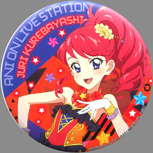 Juri Kurebayashi Aikatsu! x AniON Station All Aikatsu Stars! Live Station 2 DJ Live Japan Tour Magnet Button 2 [USED]