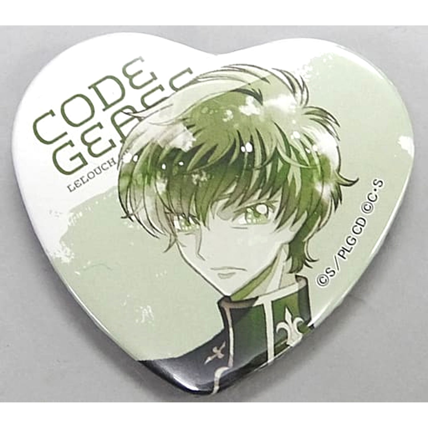 Code Geass: Lelouch of the Rebellion Suzaku Kururugi Close-up Heart Can Badge Collection Character Pop Store Limited Buttons [USED]