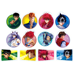 Yu Yu Hakusho Yusuke Urameshi & Others Trading Acrylic Badge All 12 Types Set Buttons [USED]