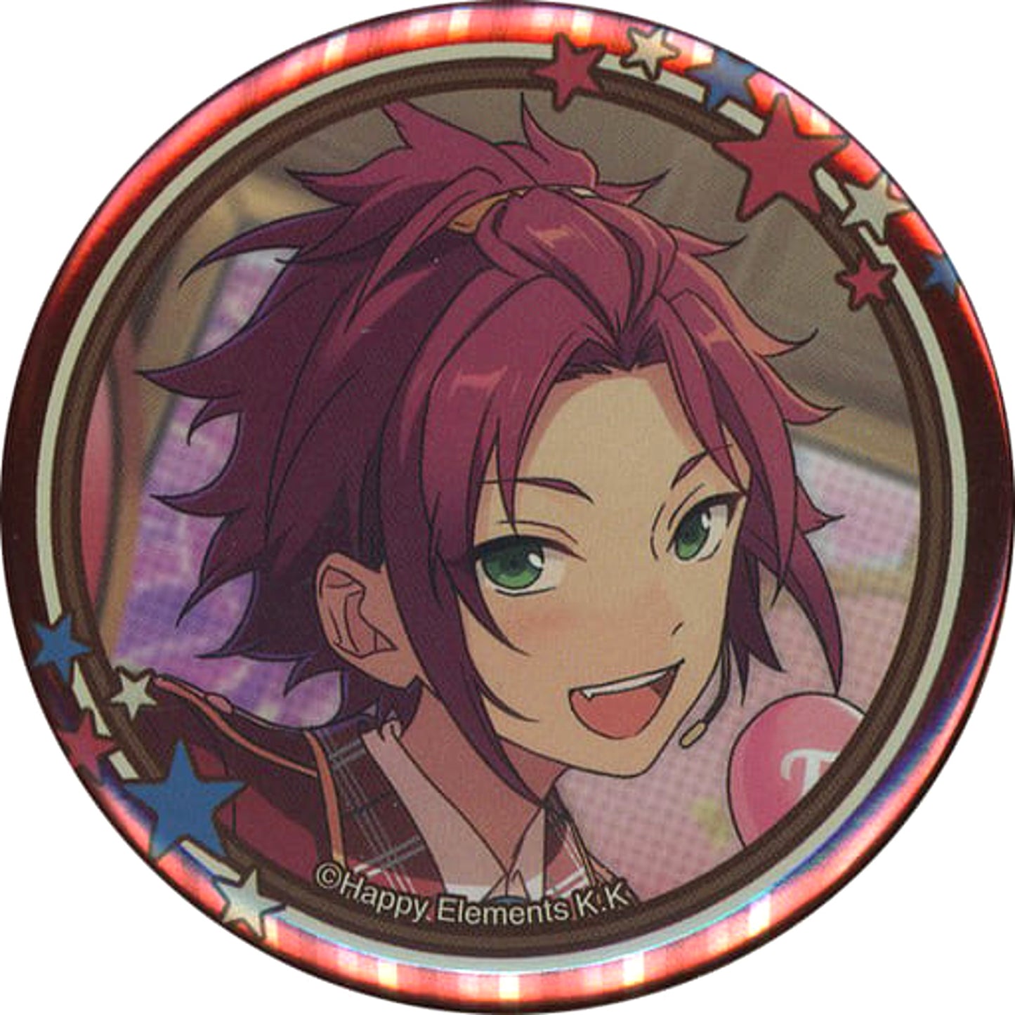 Ensemble Stars! Mao Isara Chara Badge Collection Idol School Days Ver.C Vol.5 Ver.C Buttons [USED]