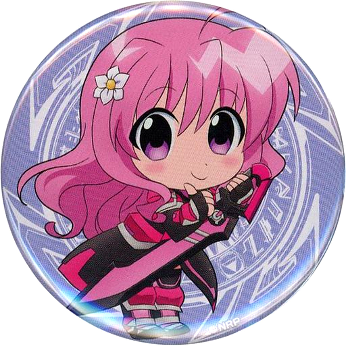 Kirie Florian Magical Girl Lyrical Nanoha Reflection SD Character Button 5th Week Visitors Gift [USED]