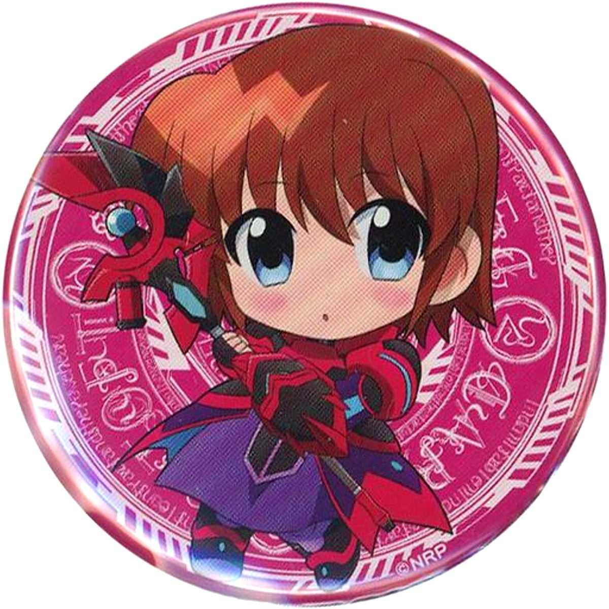 Stern Starks Magical Girl Lyrical Nanoha Reflection SD Character Button 5th Week Visitors Gift [USED]