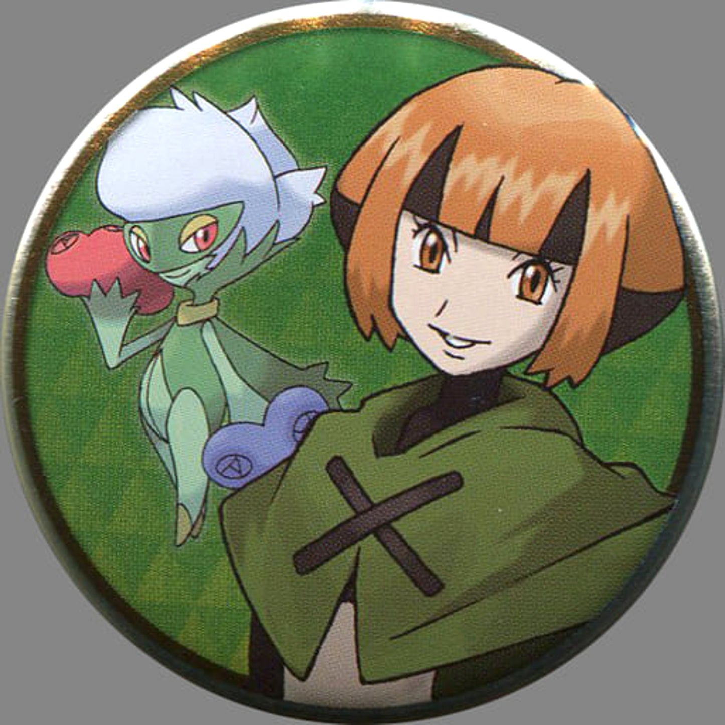Gardenia Roserade Pokemon Button Collection Sinnoh Edition Pokemon Center Limited [USED]