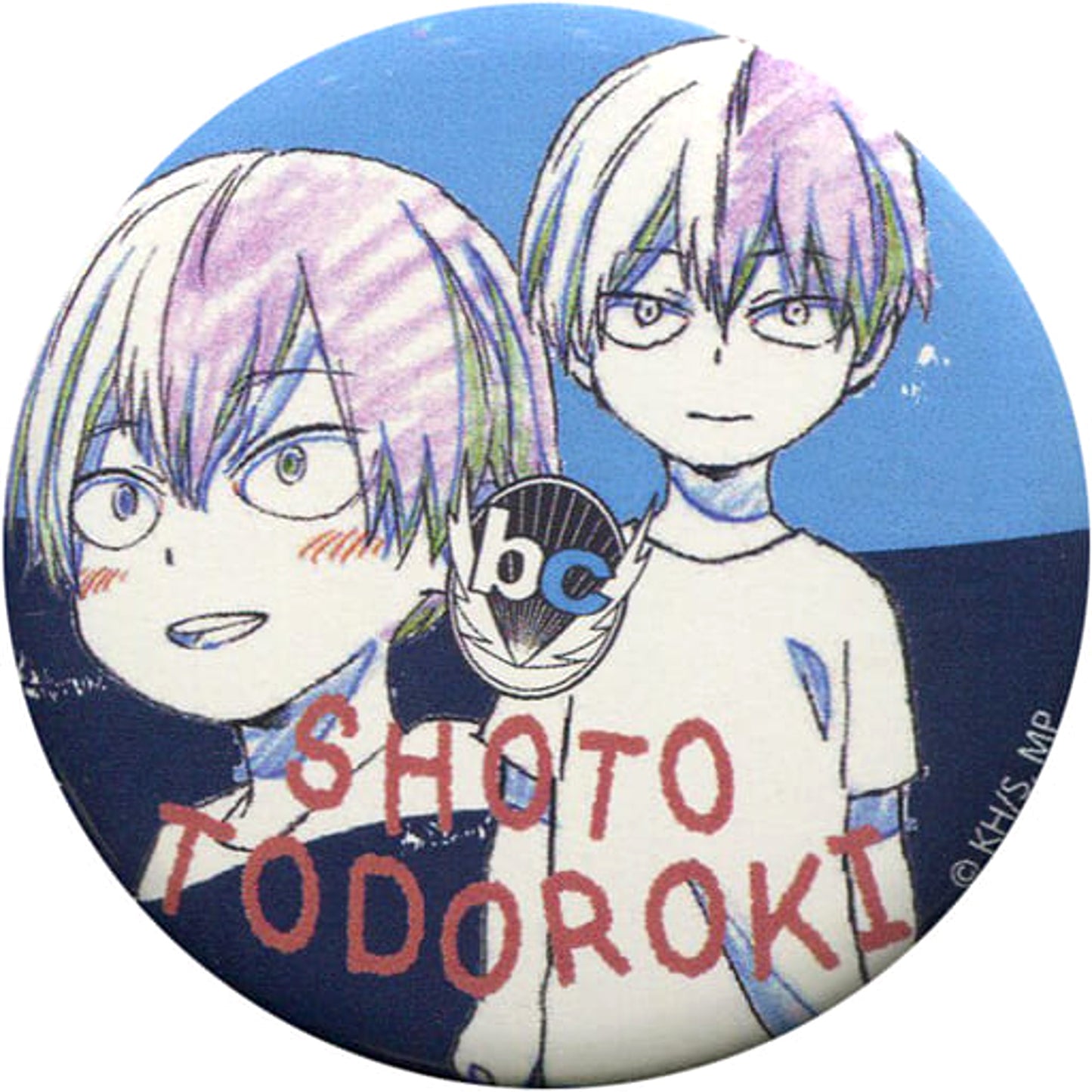 Shoto Todoroki Childhood Ver. Secret My Hero Academia 56mm Button Group A Bunbogu Cafe animate Antenna Shop Limited [USED]