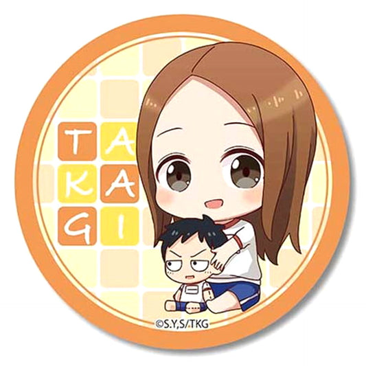 Teasing Master Takagi san Takagi-san Gym Suit Gyugyutto Can Badge Buttons [USED]
