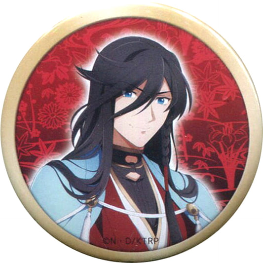 Katsugeki Touken Ranbu Izuminokami Kanesada Newly Drawn Visual Can Badge Tokushima Castle Museum Tekkaryoran Original Art Exhibition: Tatakai wa Tsuzuku Dokomademo na. Limited Buttons [USED]