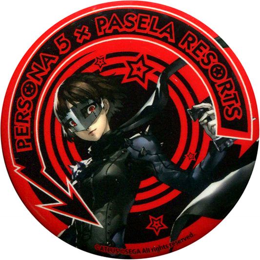 Makoto Niijima Queen Persona 5 Original Button Menu Order Bonus PASELA RESORTS [USED]