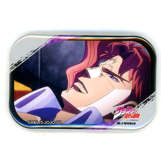 Noriaki Kakyoin Lying on Back B Prize Rounded Corner Button Invitation from DIO's Mansion JoJo's Bizarre Adventure in J-WORLD TOKYO Mini Game F MEGA Dice Boost [USED]
