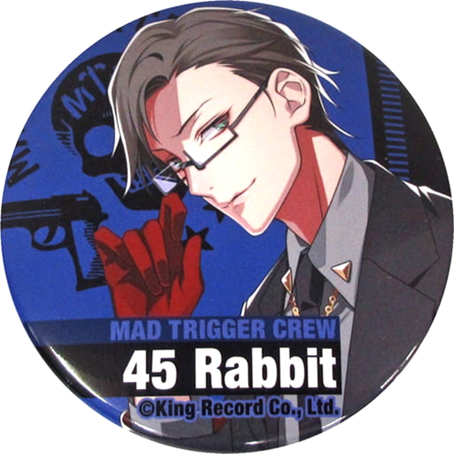 Hypnosis Mic: Division Rap Battle Jyuto Iruma 45 Rabbit Character Badge Collection Buttons [USED]