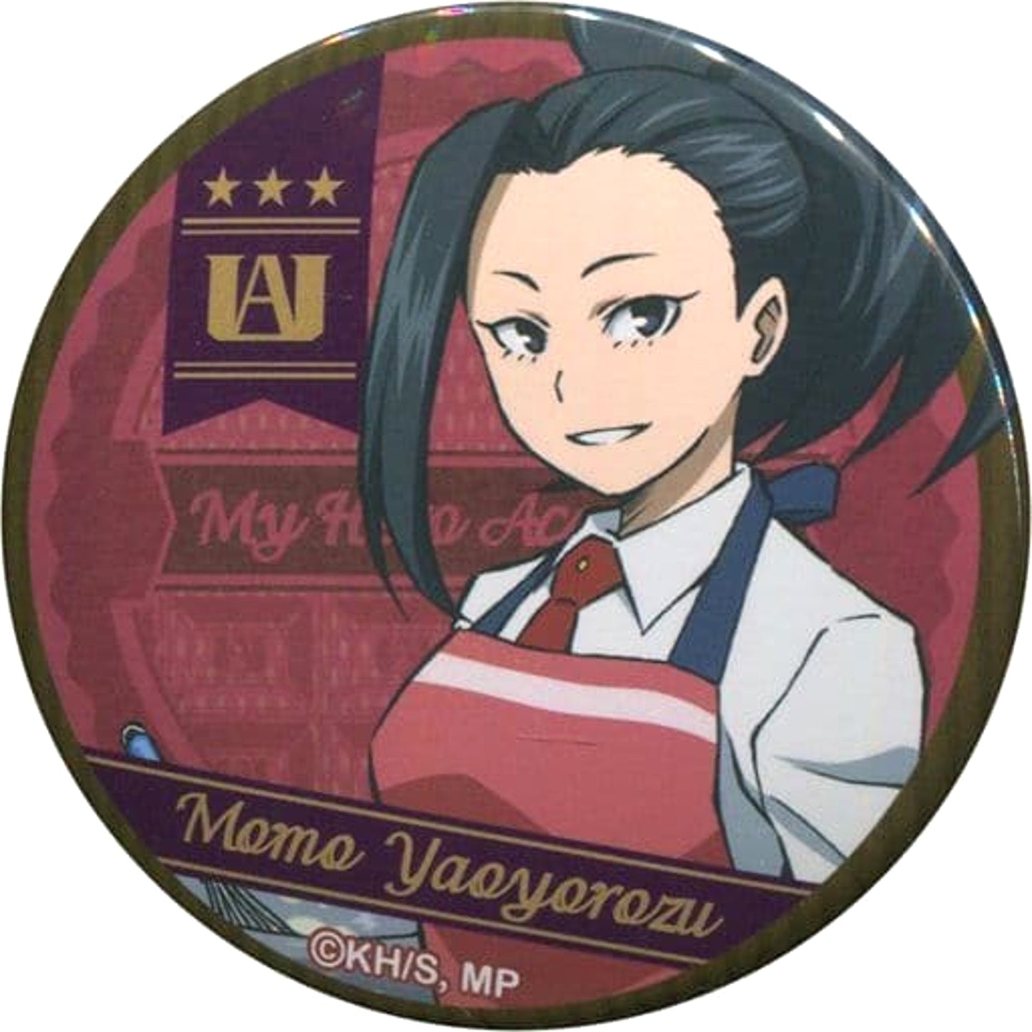 Momo Yaoyorozu My Hero Academia Chara Badge Collection [USED]