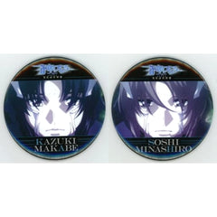 Fafner in the Azure Exodus Kazuki Makabe Soshi Minashiro Amusement Ichiban Kuji Variety Can Badge Prize A All 2 Types Set Buttons [USED]