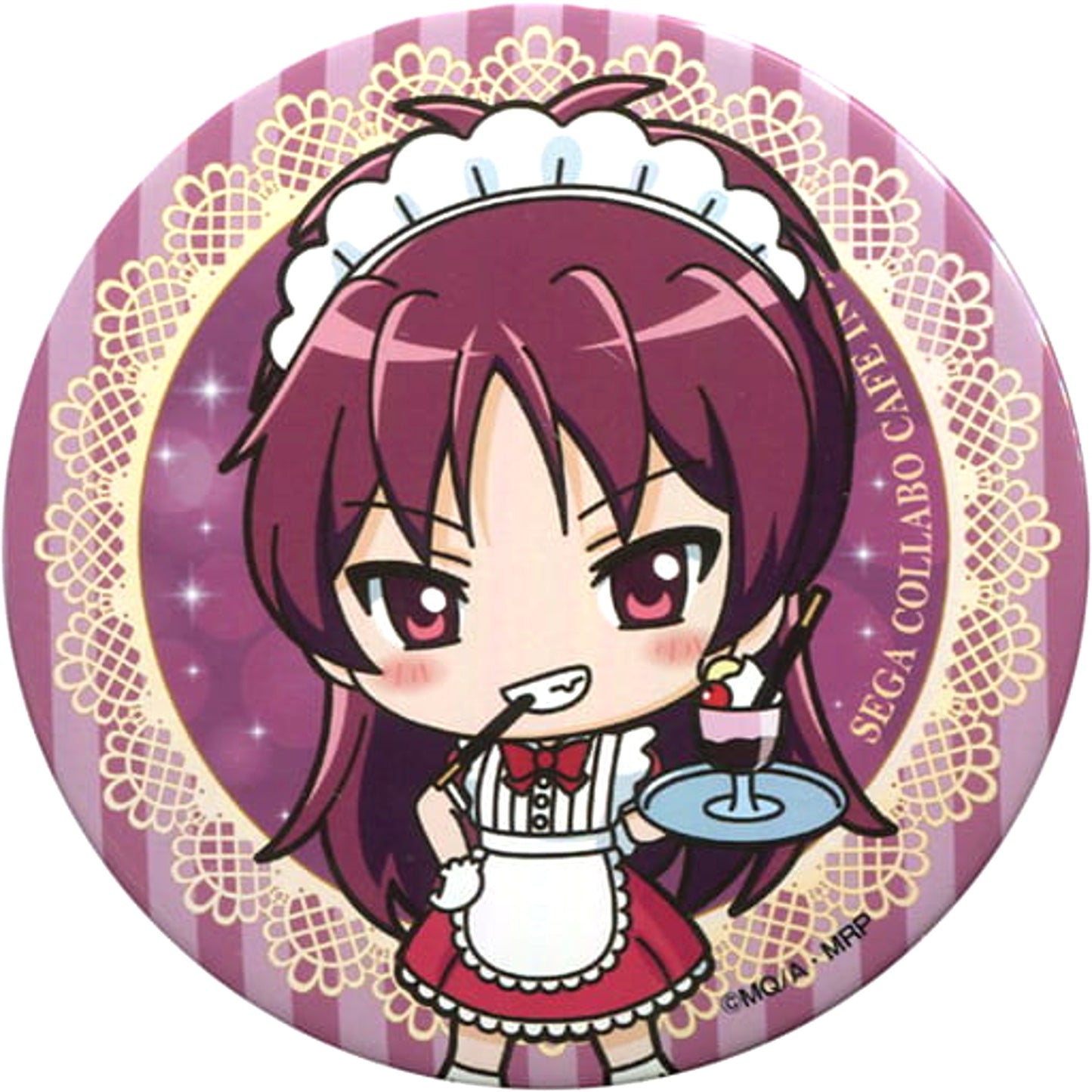 Magia Record: Puella Magi Madoka Magica Side Story Kyoko Sakura Can Badge A Sega Collaboration Cafe Limited Buttons [USED]