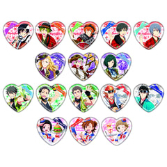 THE IDOLM@STER SideM Shiki Iseya & Others Heart Can Badge Collection Cbox All 16 Types Set Buttons [USED]