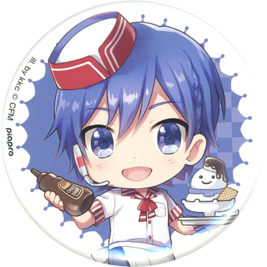 VOCALOID KAITO SD Trading Can Badge Sweets Paradise Presented By Animatecafe Limited Buttons [USED]