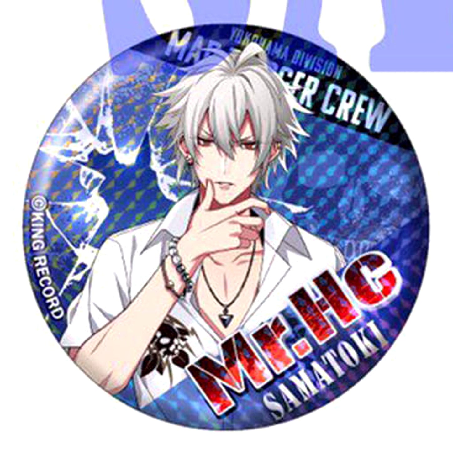 Hypnosis Mic: Division Rap Battle Samatoki Aohitsugi Mr.Hc Hologram Can Badge Collection Buttons [USED]