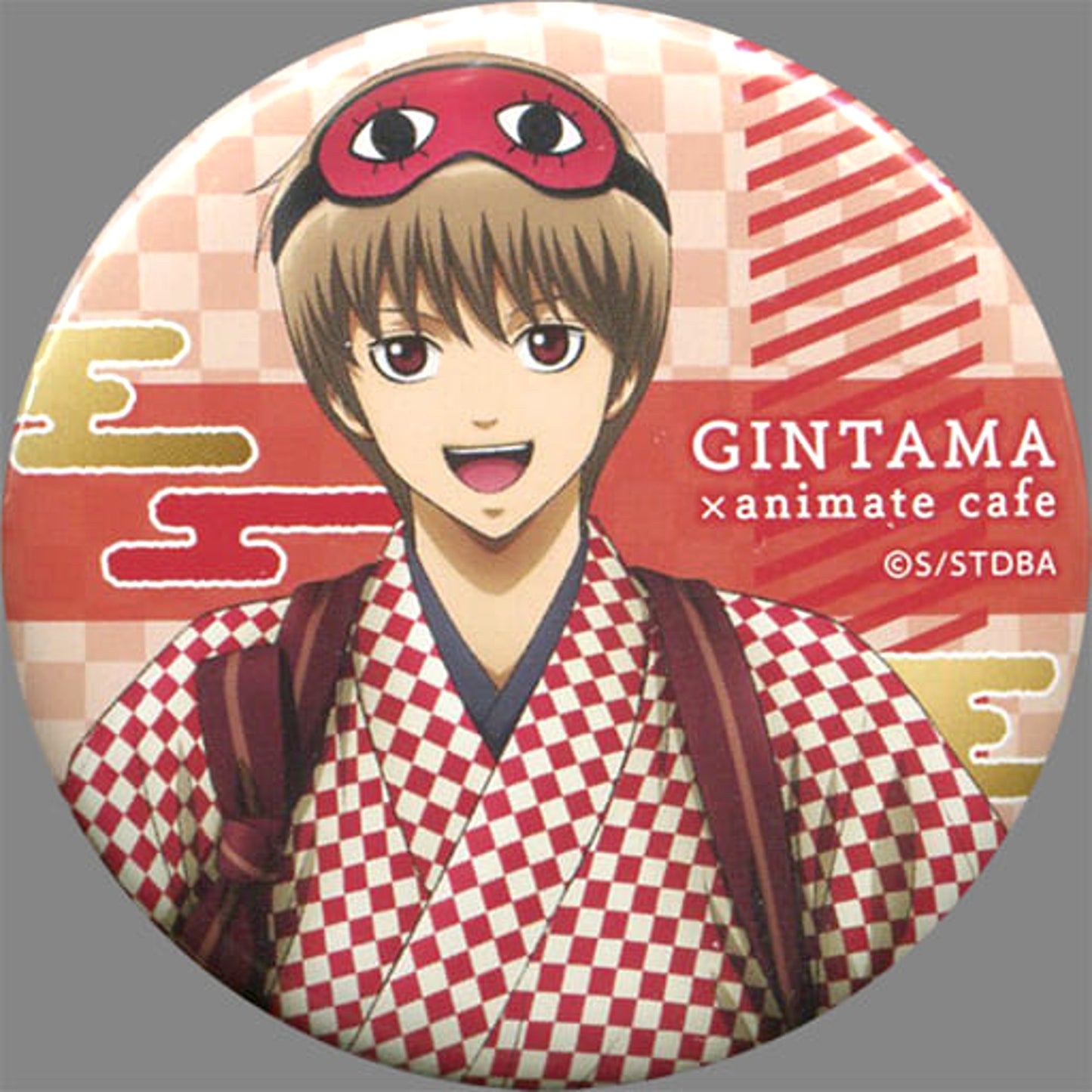 Sougo Okita Gintama Random Button animate cafe Limited [USED]