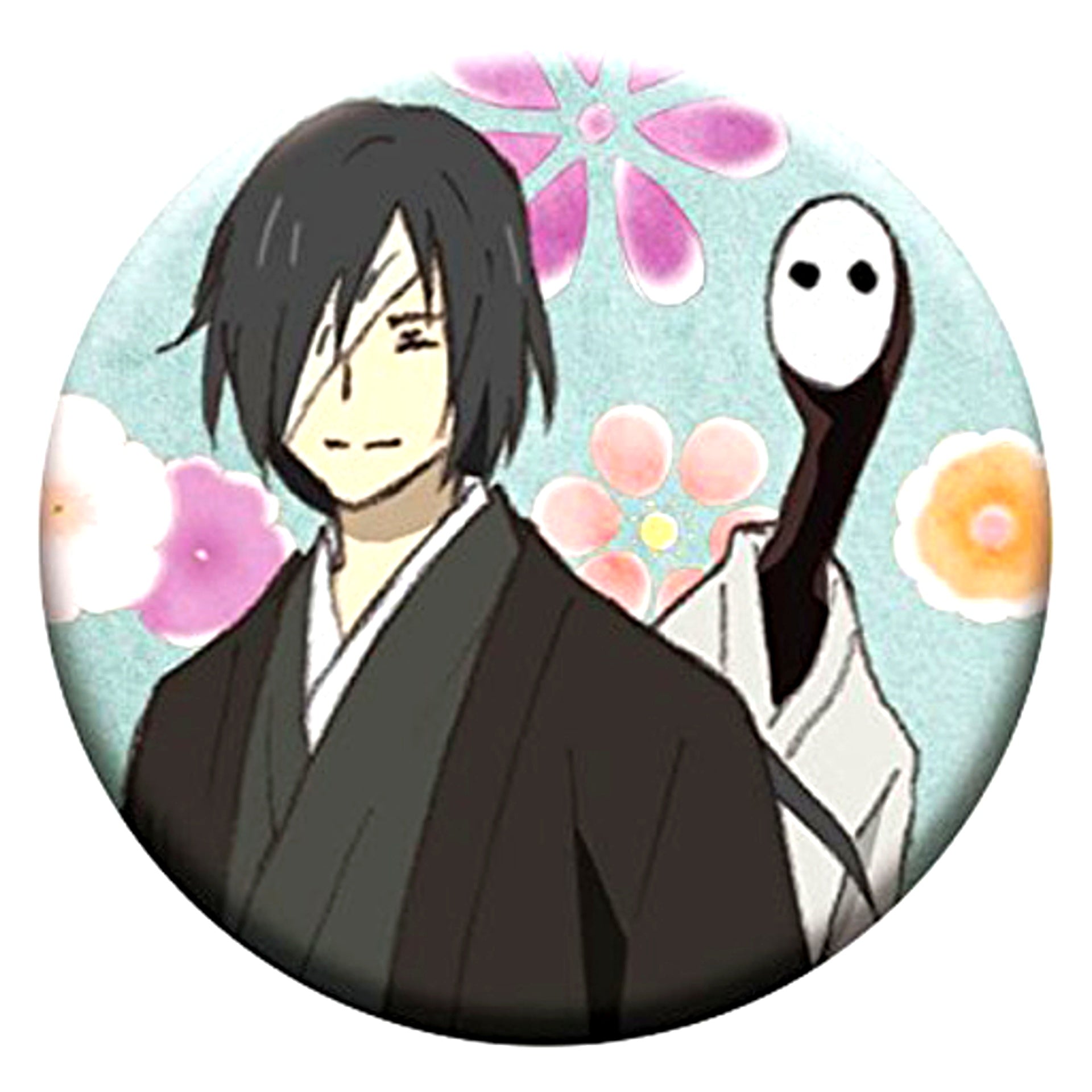 Seiji Matoba Natsume's Book of Friends Trading Button 10th Anniversary Visual [USED]