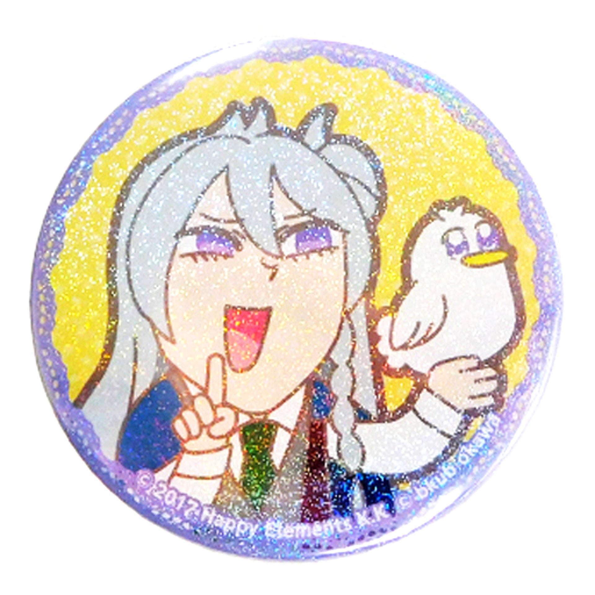 Wataru Hibiki - Hologram Ver. Ensemble Stars x Bkub Okawa Ensemble Bukubu Stars Badge Collection 1st [USED]