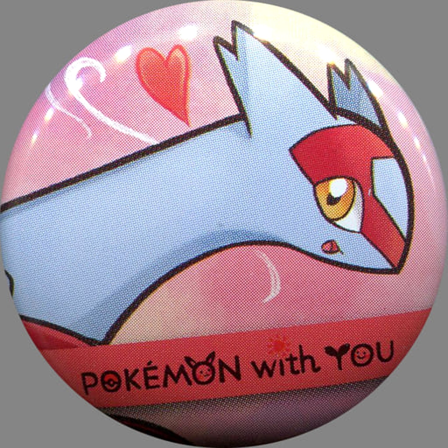 Latias Pokemon Latias with You Button 2018 Pokemon Center Limited [USED]