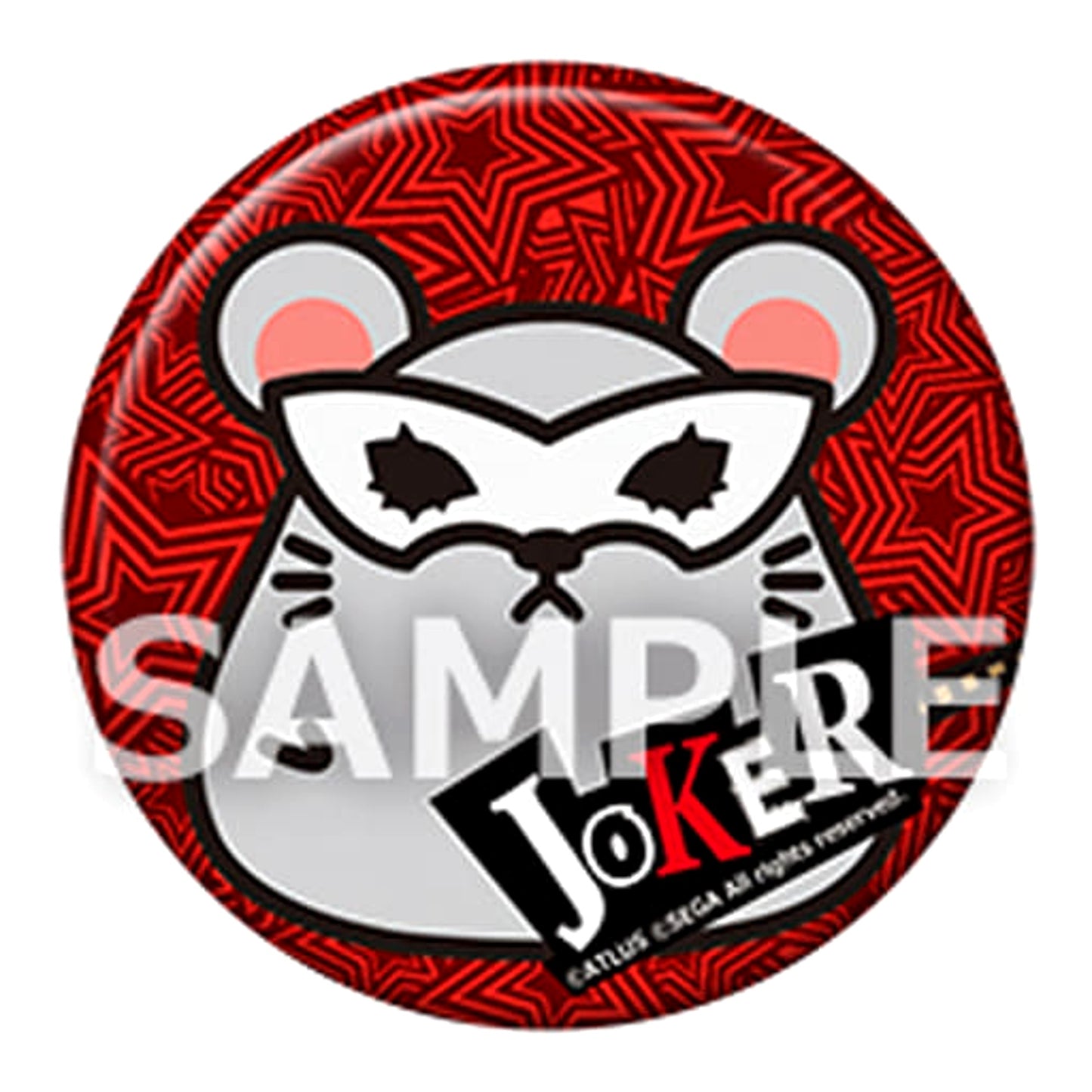 Persona 5 Protagonist Picaresque Mouse Can Badge Buttons [USED]