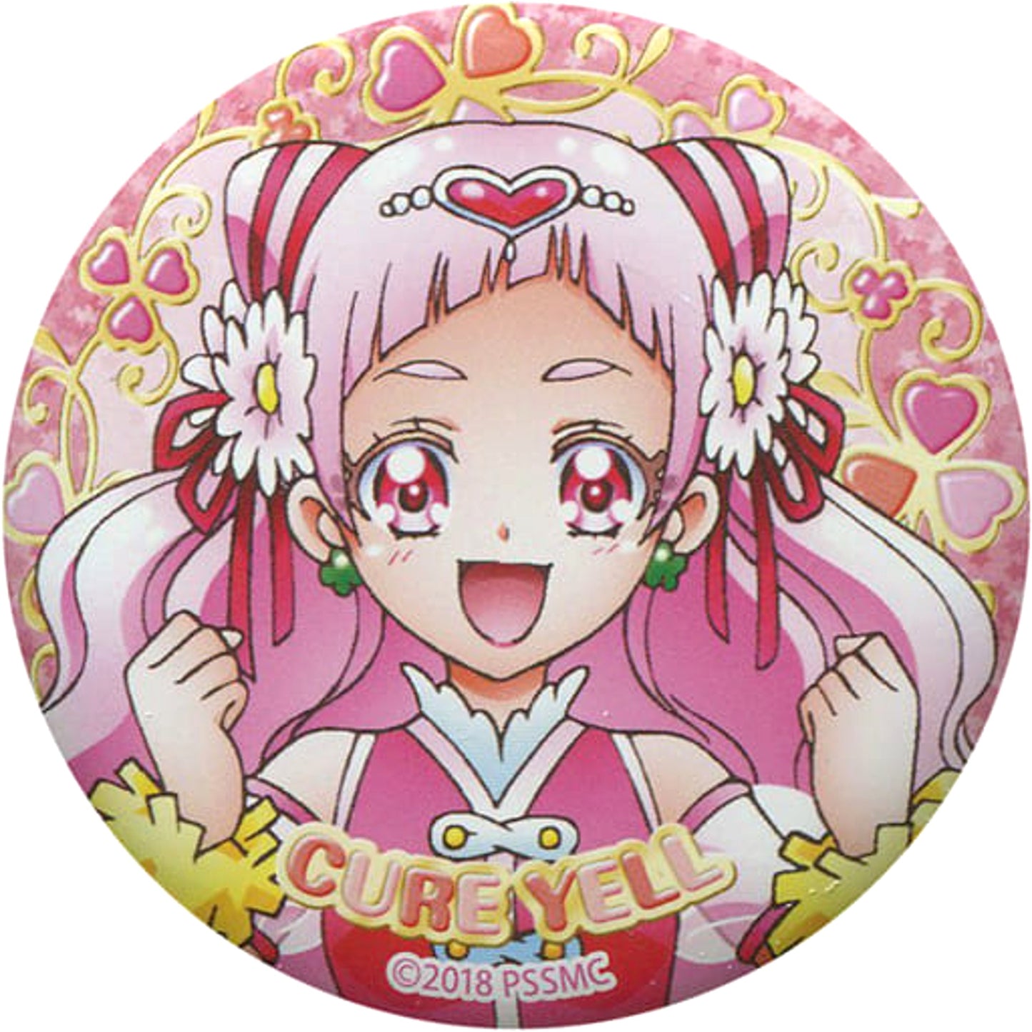 Cure Yell Precure Super Stars! Movie Chara Badge Collection Theater Limited [USED]