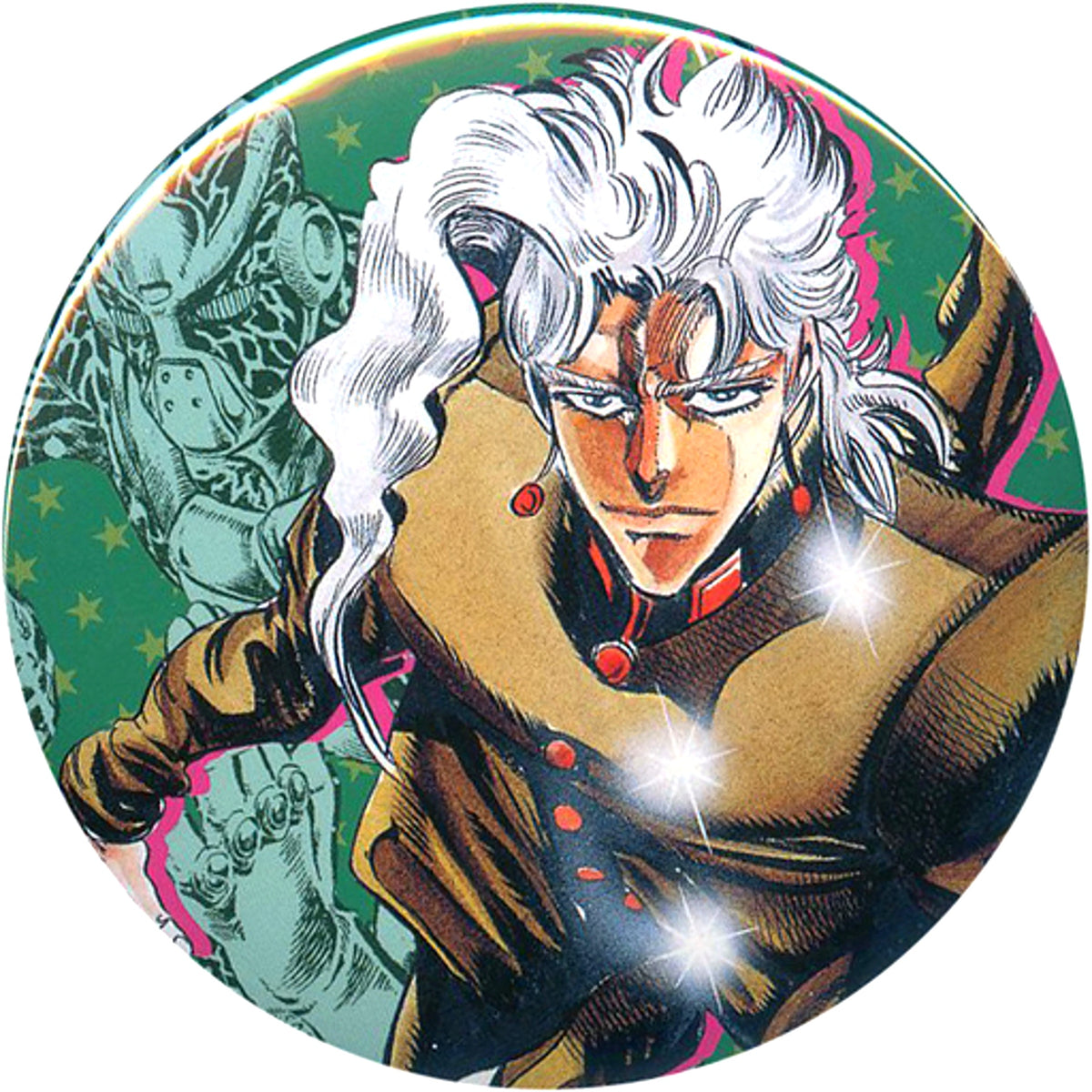 Noriaki Kakyoin JoJo's Bizarre Adventure Part 3 Stardust Crusaders Collection Button 50th Anniv Weekly Shonen Jump Exhibition Vol.2 [USED]